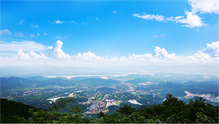 “天然氧吧”羅浮山風景區
